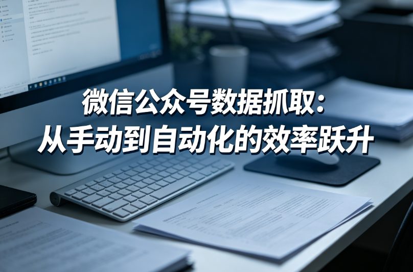 微信公众号数据抓取：从手动到自动化的效率跃升