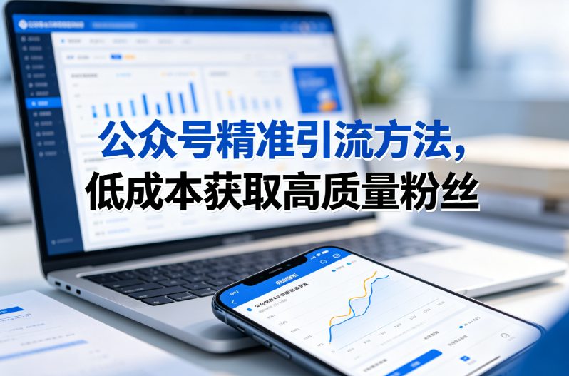 公众号精准引流方法，低成本获取高质量粉丝