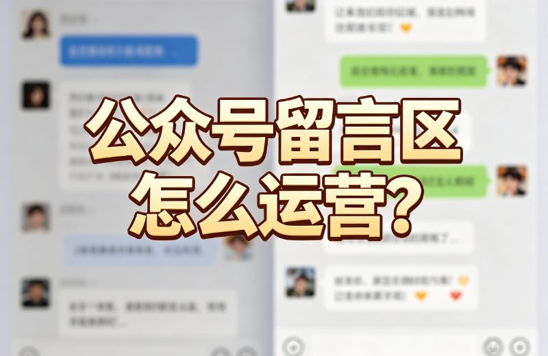 公众号留言区怎么运营？3个策略让互动量翻了5倍