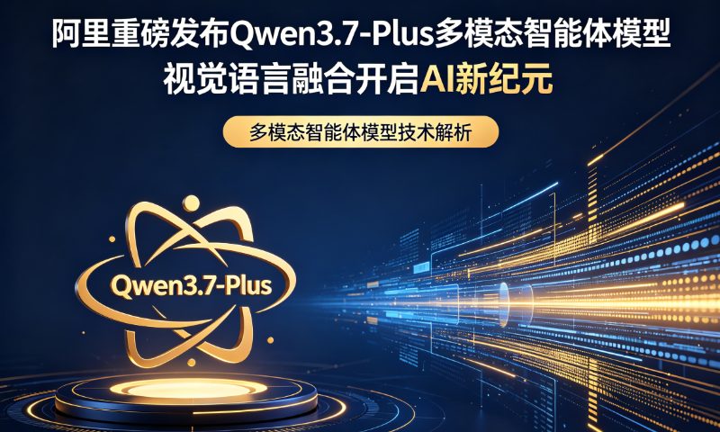 阿里重磅发布Qwen3.7-Plus多模态智能体模型 视觉语言融合开启AI新纪元