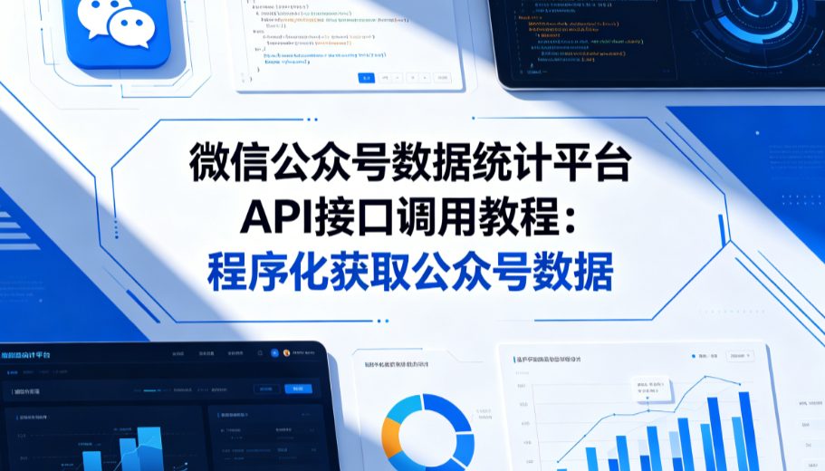 微信公众号数据统计平台API接口调用教程：程序化获取公众号数据