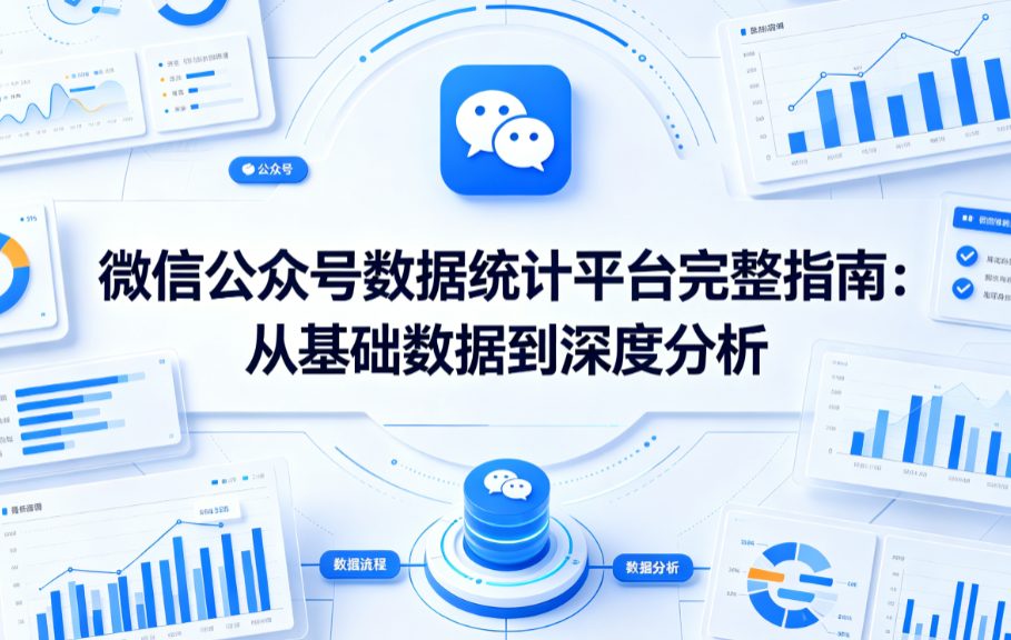 微信公众号数据统计平台完整指南：从基础数据到深度分析