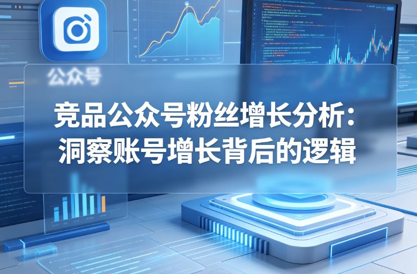 竞品公众号粉丝增长分析：洞察账号增长背后的逻辑