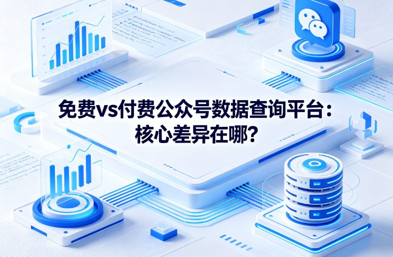 免费vs付费公众号数据查询平台：核心差异在哪？