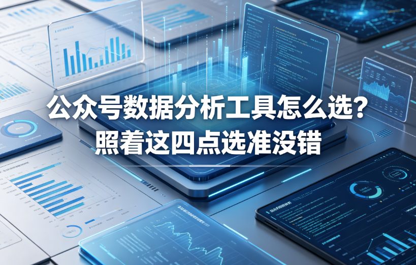 公众号数据分析工具怎么选？照着这四点选准没错