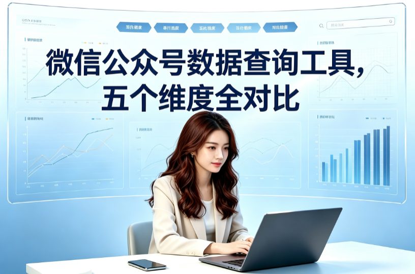 微信公众号数据查询工具，五个维度全对比