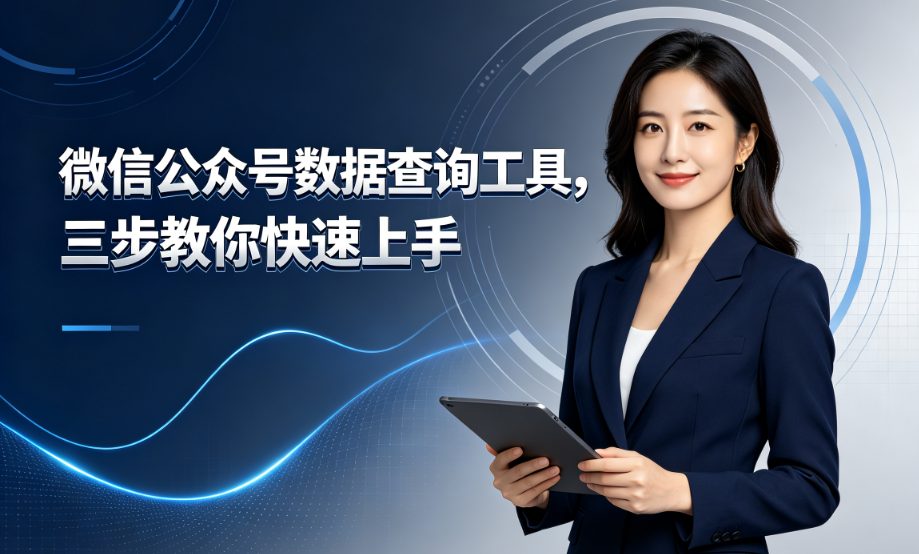 微信公众号数据查询工具，三步教你快速上手