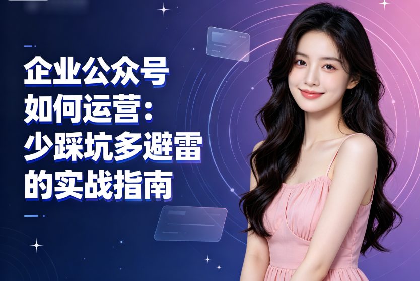 企业公众号如何运营：少踩坑多避雷的实战指南