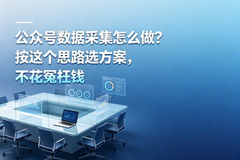 公众号数据采集怎么做？按这个思路选方案，不花冤枉钱