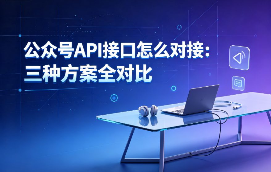 公众号API接口怎么对接：三种方案全对比