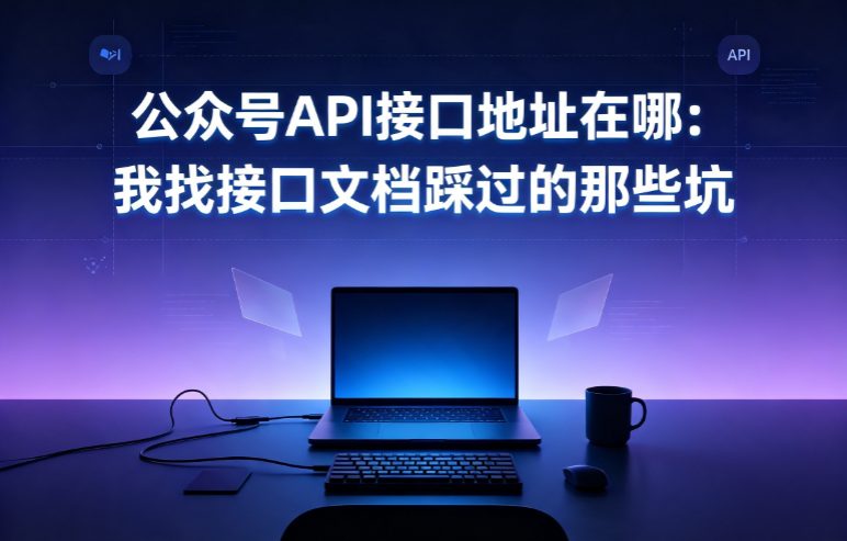 公众号API接口地址在哪：我找接口文档踩过的那些坑
