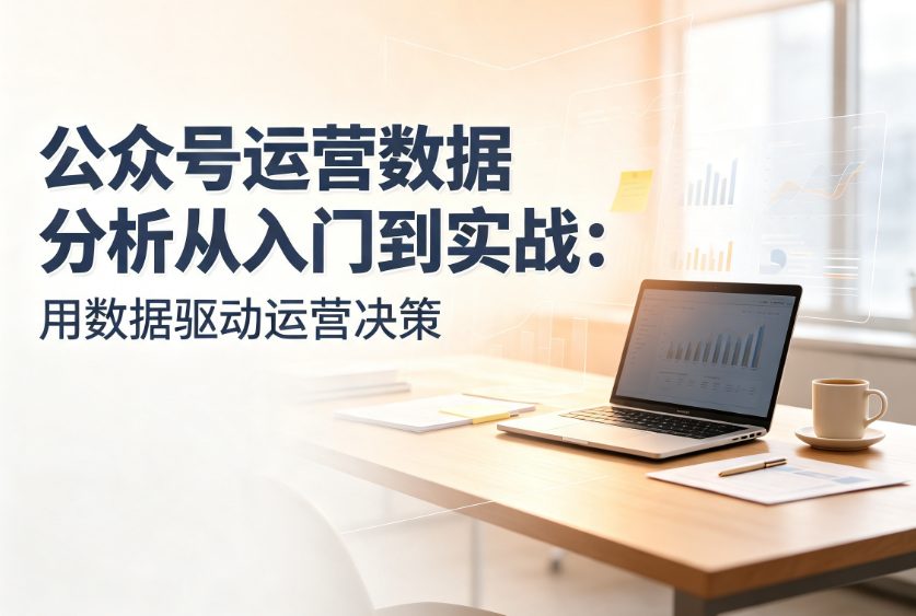 公众号运营数据分析从入门到实战：用数据驱动运营决策