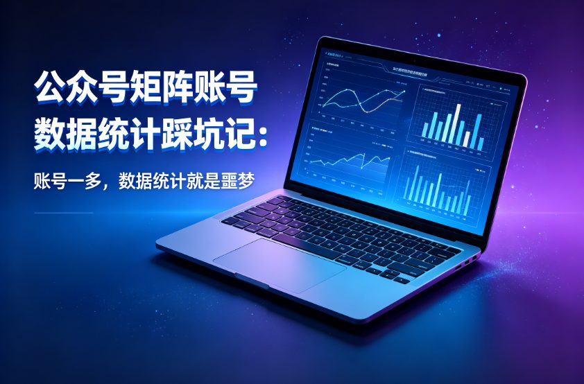 公众号矩阵账号数据统计踩坑记：账号一多，数据统计就是噩梦