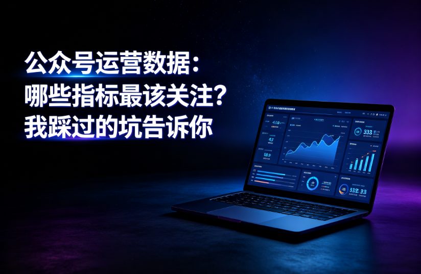 公众号运营数据：哪些指标最该关注？我踩过的坑告诉你