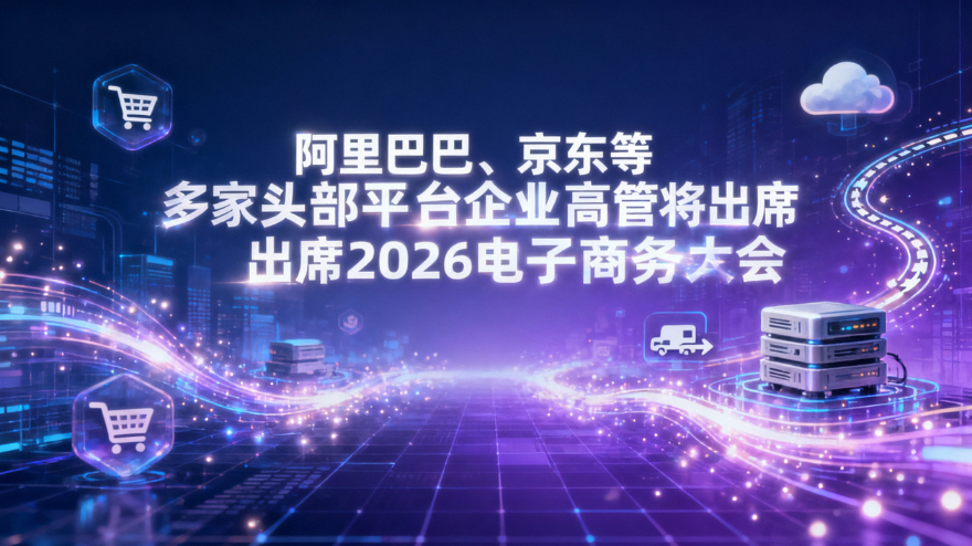 阿里京东美团等头部高管齐聚 2026电子商务大会9月在北京首钢园启幕