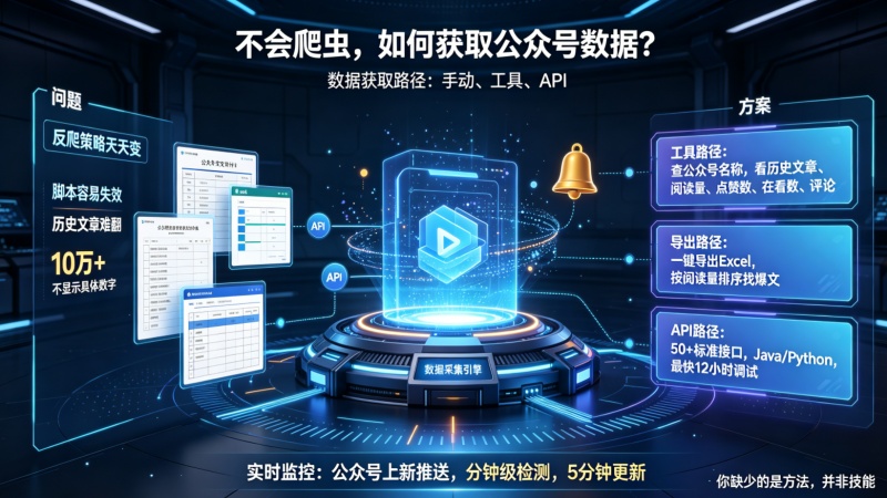 公众号数据获取