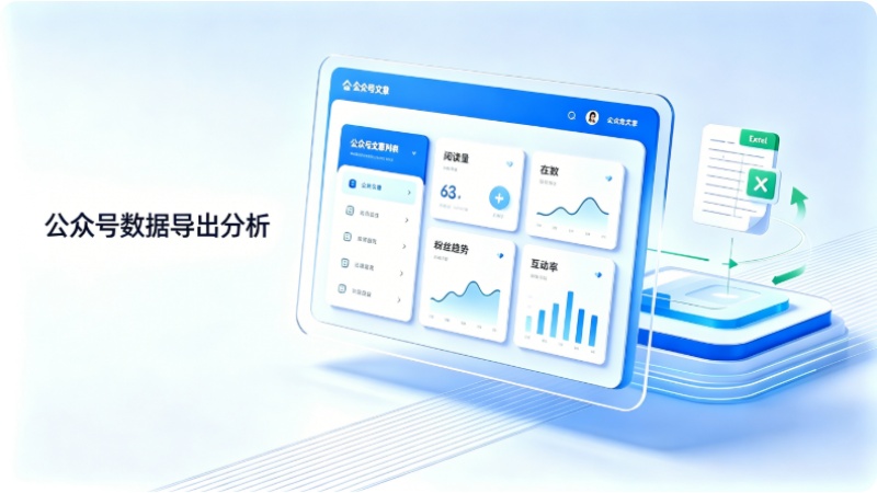 公众号阅读量导出之后怎样来分析数据看板