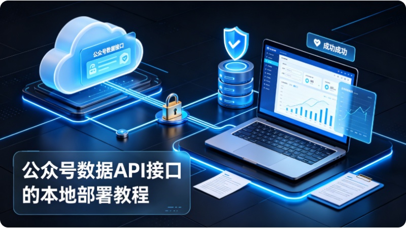 公众号数据API接口的本地部署教程