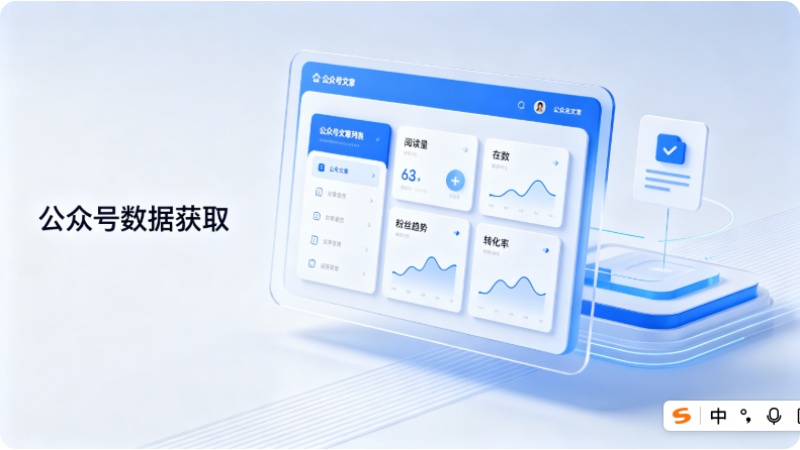 公众号数据采集