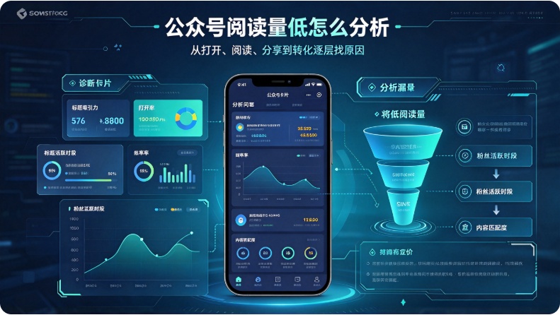 公众号阅读量低怎么分析？