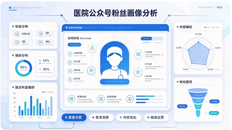 医院公众号粉丝画像分析，如何实现精准推送