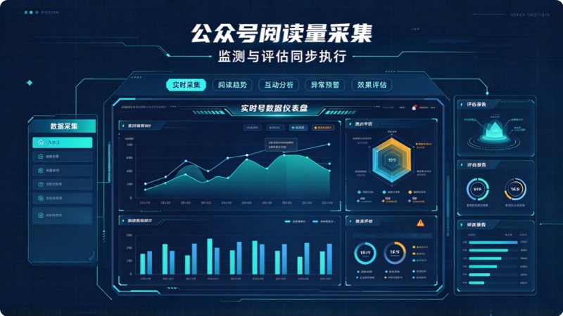 公众号阅读量采集，监测与评估同步执行