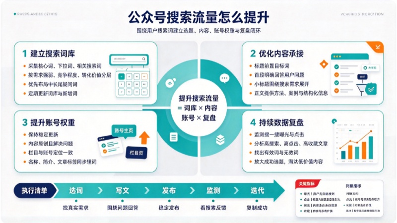 公众号搜索流量怎么提升？数据才是底气