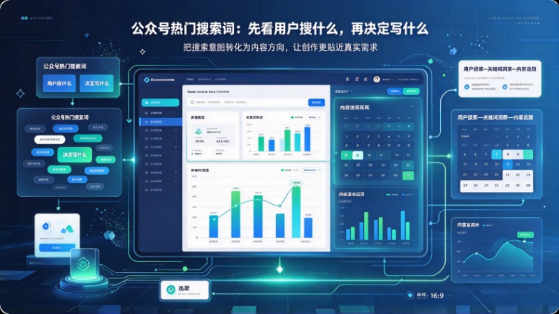 公众号热门搜索词：先看用户搜什么，再决定写什么