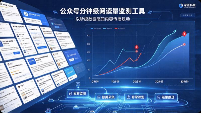 公众号分钟级阅读量监测工具：从“看得见”到“来得及判断”的选型框架