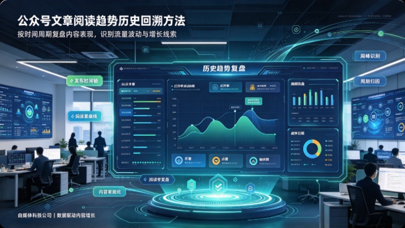 公众号文章阅读趋势历史回溯方法