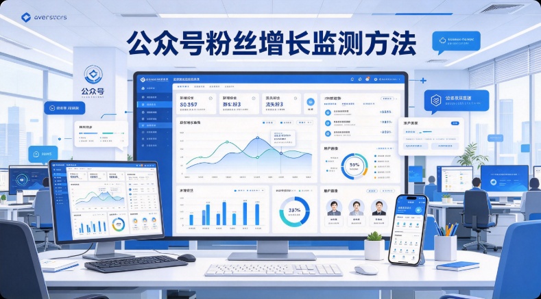 公众号粉丝增长监测方法
