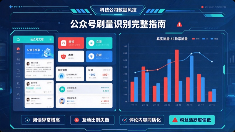 公众号刷量识别