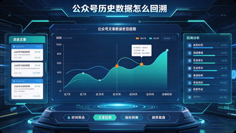 公众号历史数据怎么回溯？官方30天限制的四种应对方案