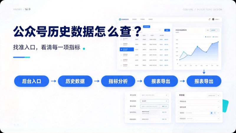 公众号历史数据怎么查