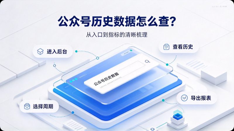 公众号历史数据怎么查